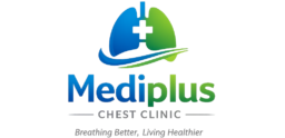 mediplus chest clinic logo design